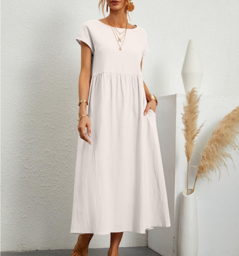 Charlotte Robe Legere Ete Pour Femme Amawinc Silhouette Aeree En Polyester Confort Toute La Journee