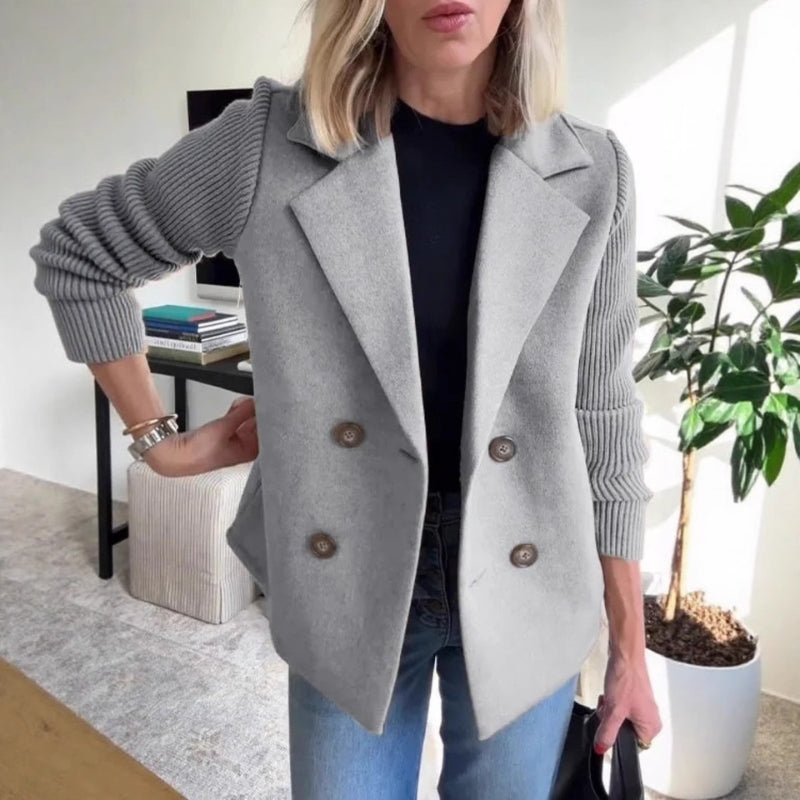 Veste Maille Velin Pull Doux Et Structuré Avec Double Maille Et Manches Extensibles Pour Un Port Enveloppant