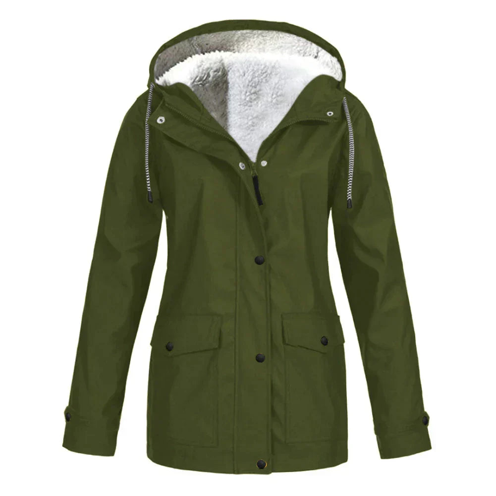 Kaitlyn Parka Hivernale Doublée De Fourrure Pour Femme Chaude Confortable Et Élégante