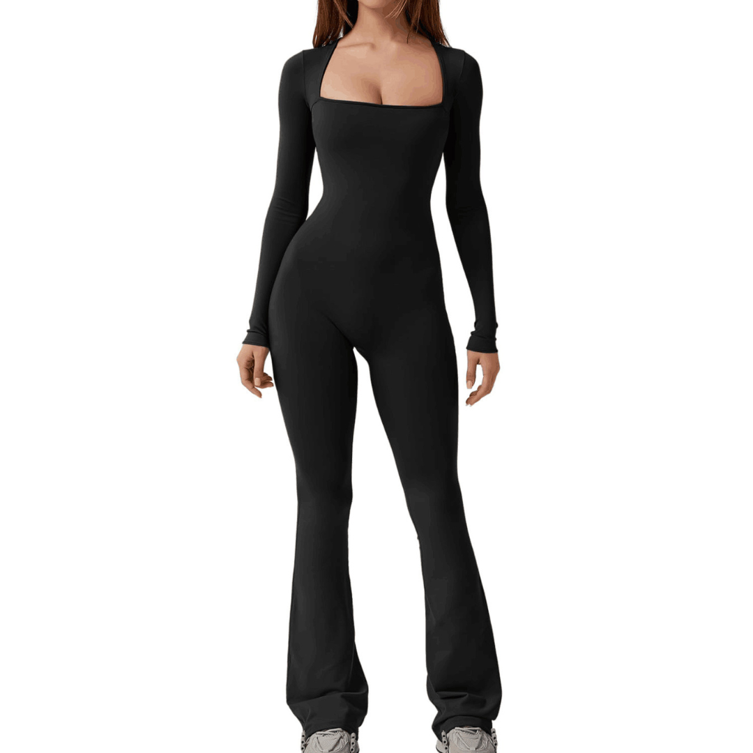 Damens Jumpsuit aus figurbetontem Flare-Design von Naria