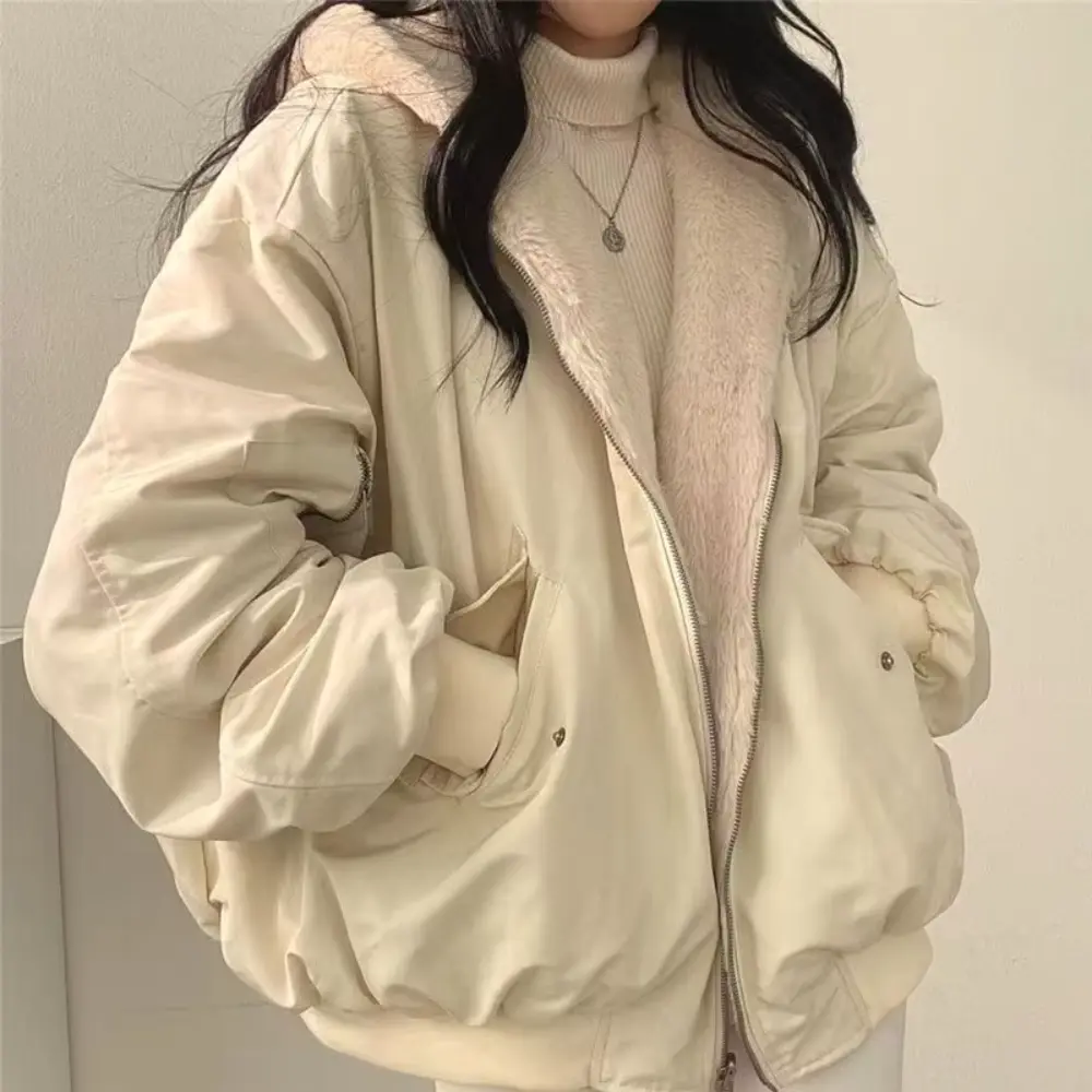 Harper Sweat À Capuche Réversible Zippé Velouté D'un Côté Et Tissu Doux De L'Autre Pour L'Hiver