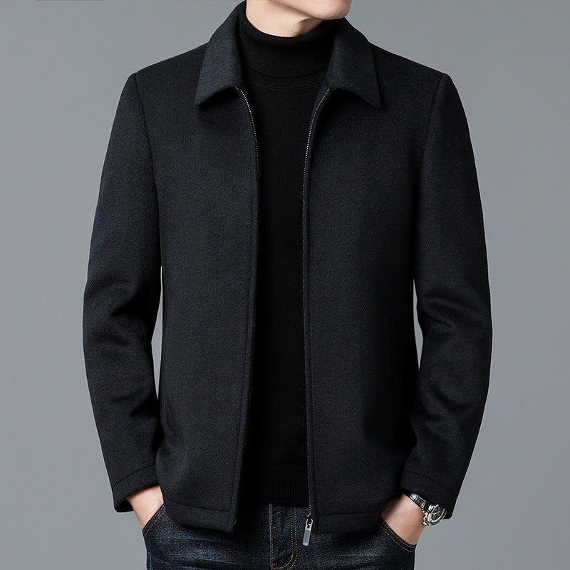 Veste Homme Nordisk Flair Coupe Ajustée Tissu Luxueux Fermeture Éclair Longueur À La Hanche