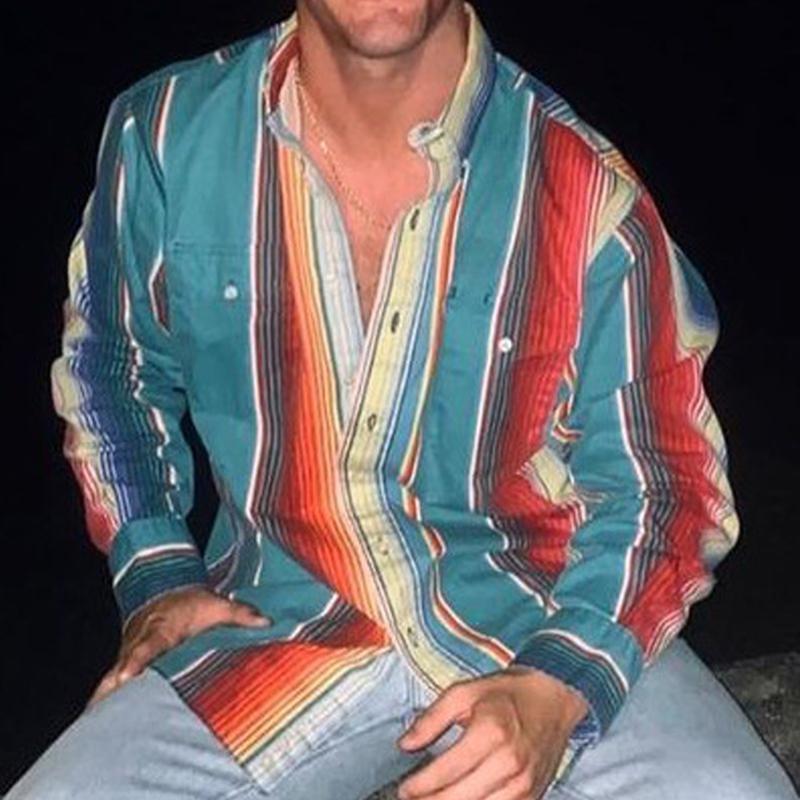 Cosimo Herren Sommerhemd im Vintage-Stil