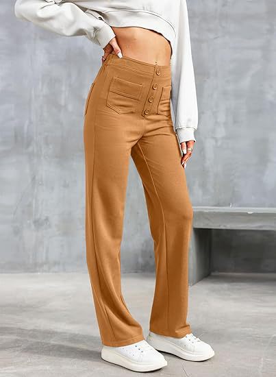 Amabel: Lange, hoch sitzende Freizeithose