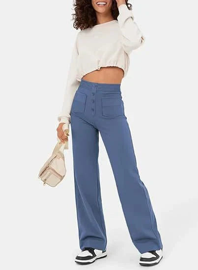 Amabel: Lange, hoch sitzende Freizeithose