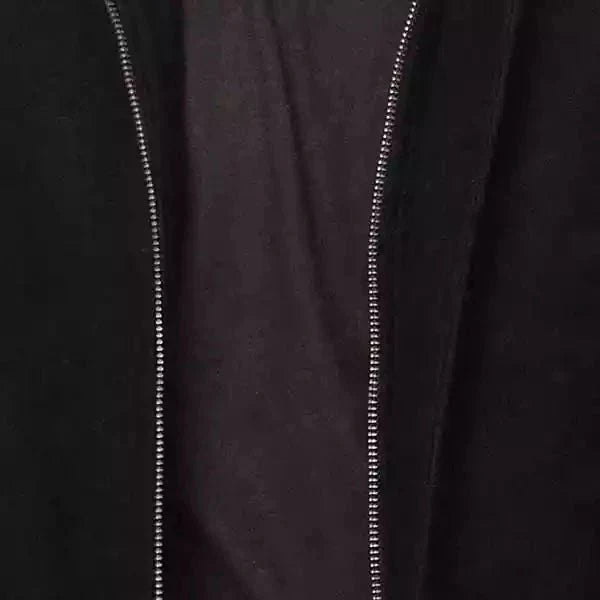 Manteau En Laine Noire Pour Homme Amawinc Col Debout Boutons Devant Pour Hiver Élégant Et Chaud