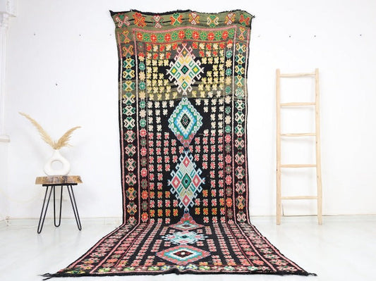 Assirem Vintage Moroccan Rug 4'2" x 12'4" - Amawinc