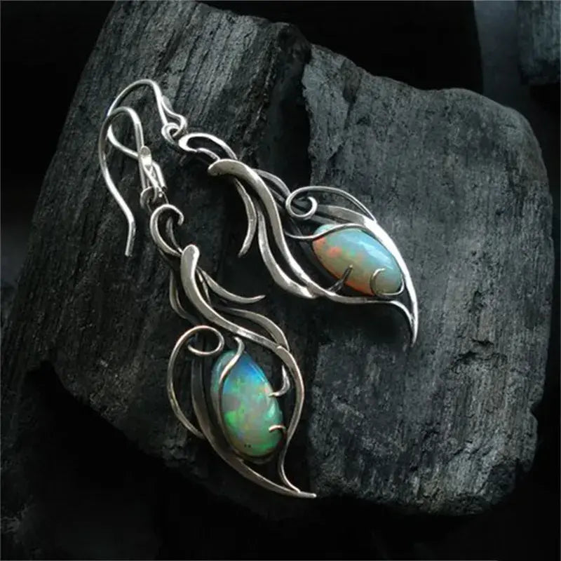 Suzanne - Opal Drop Earrings - Amawinc