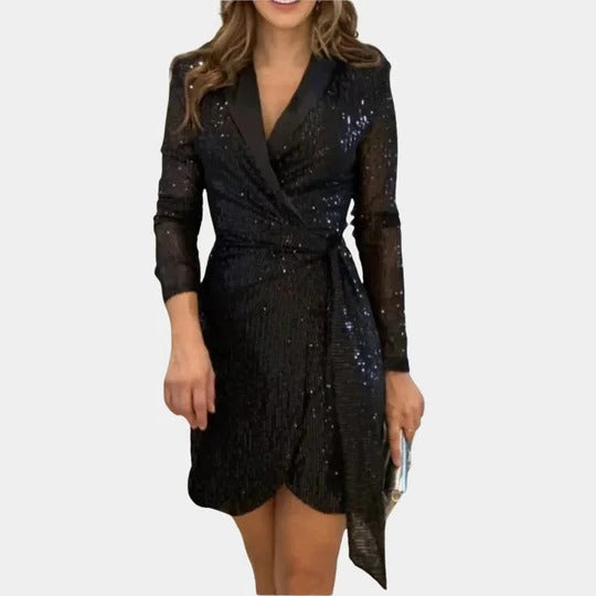 Robe Blazer Femme Avec Paillettes Pour Mariages Galas Et Événements Inoubliables De Prestige