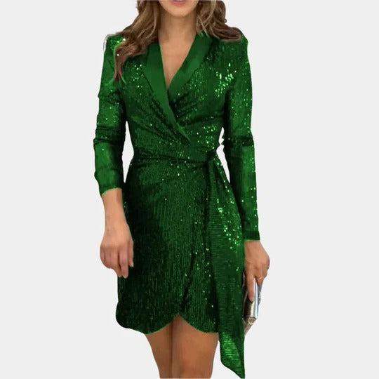 Robe Blazer Femme Avec Paillettes Pour Mariages Galas Et Événements Inoubliables De Prestige