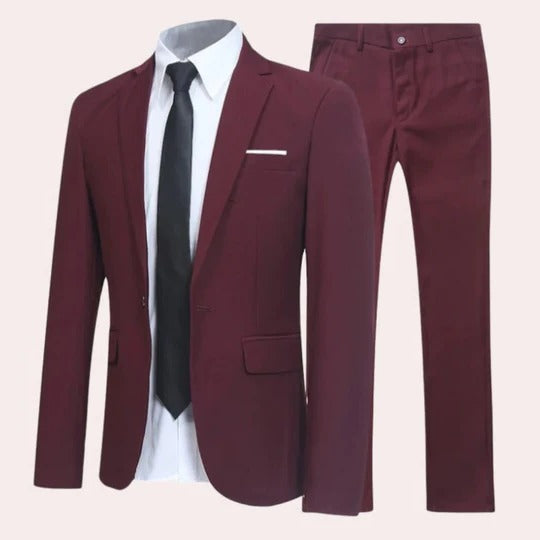 Amawinc Costume Homme Deux Pièces Noir Avec Blazer Et Pantalon Slim Pour Mariages Et Événements Formels