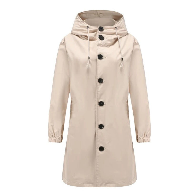 Veste Imperméable Légère À Capuche Pour Femme Respirante Idéale Pour Activités Extérieures