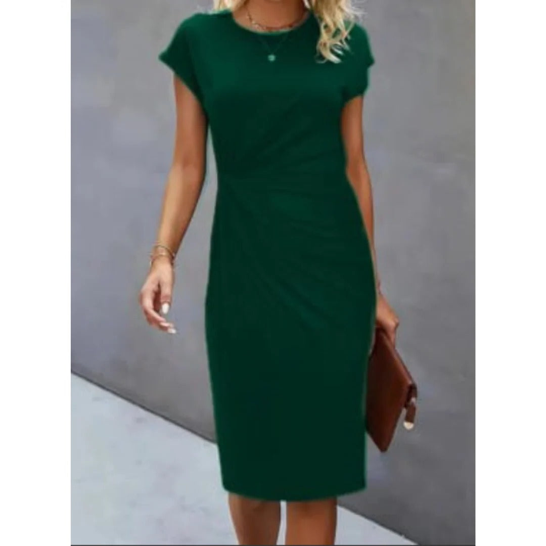 Robe Midi Femme Amawinc Professionnelle Élégante Pour Bureau Et Soirées Formelles Et Présentations