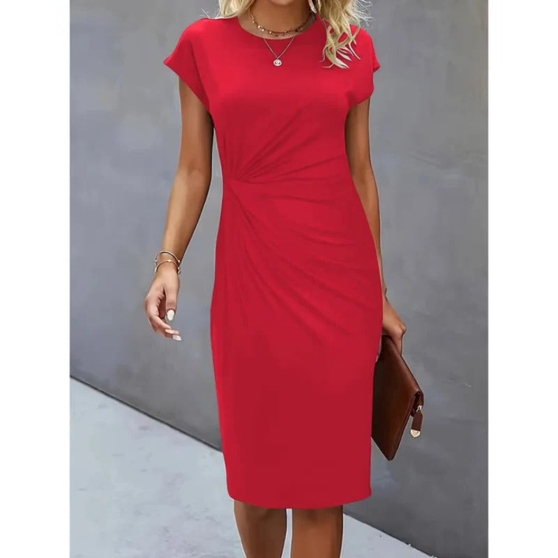 Robe Midi Femme Amawinc Professionnelle Élégante Pour Bureau Et Soirées Formelles Et Présentations