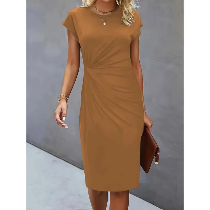 Robe Midi Femme Amawinc Professionnelle Élégante Pour Bureau Et Soirées Formelles Et Présentations