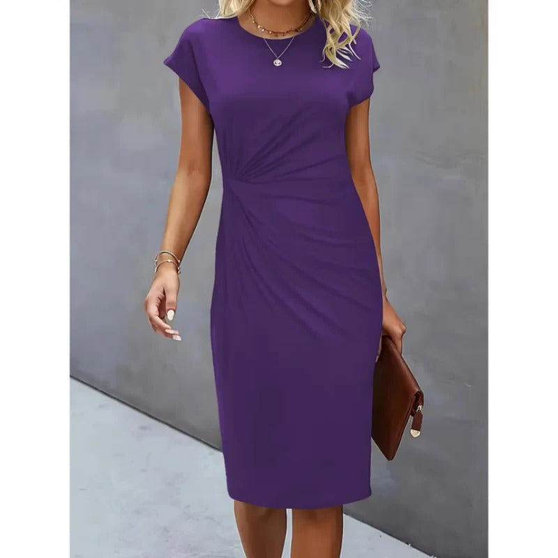 Robe Midi Femme Amawinc Professionnelle Élégante Pour Bureau Et Soirées Formelles Et Présentations