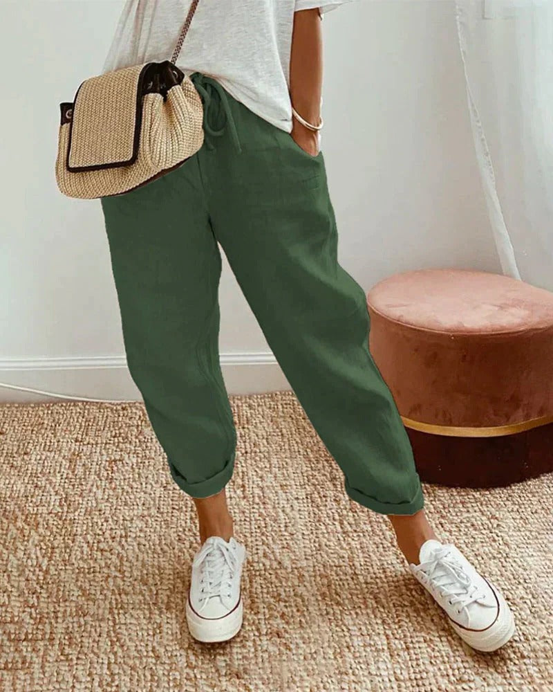 Pantalon Loose Fit Amawinc Confort Respirant Durable Et Polyvalent Pour Jour Et Soir