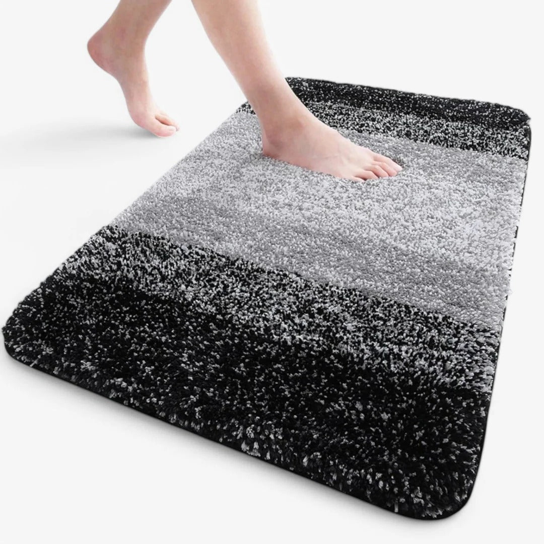 Tapis De Bain Antidérapant Séchage Rapide Pour Salle De Bain Entrée Absorbe Rapidement Eau