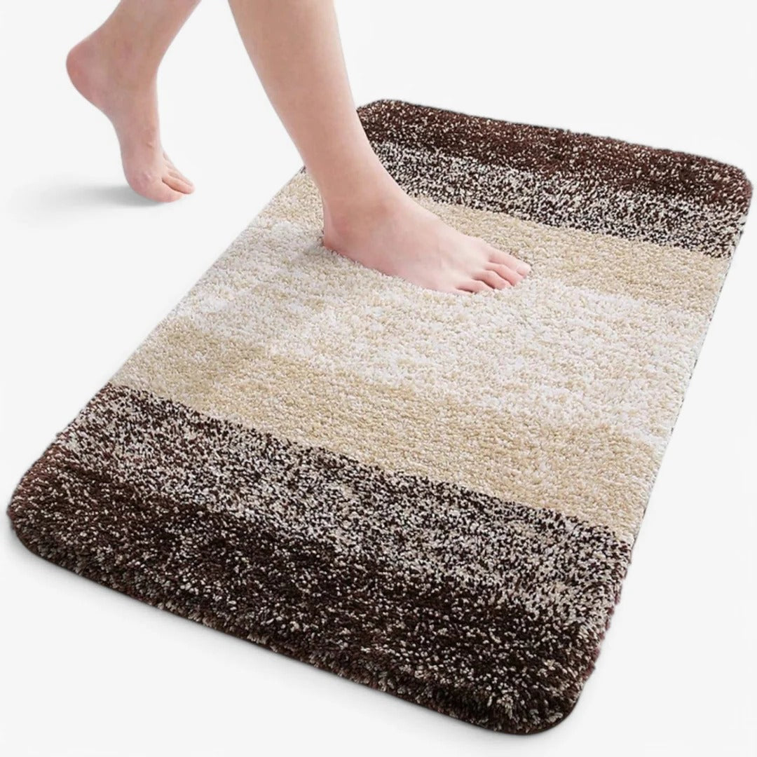 Tapis De Bain Antidérapant Séchage Rapide Pour Salle De Bain Entrée Absorbe Rapidement Eau