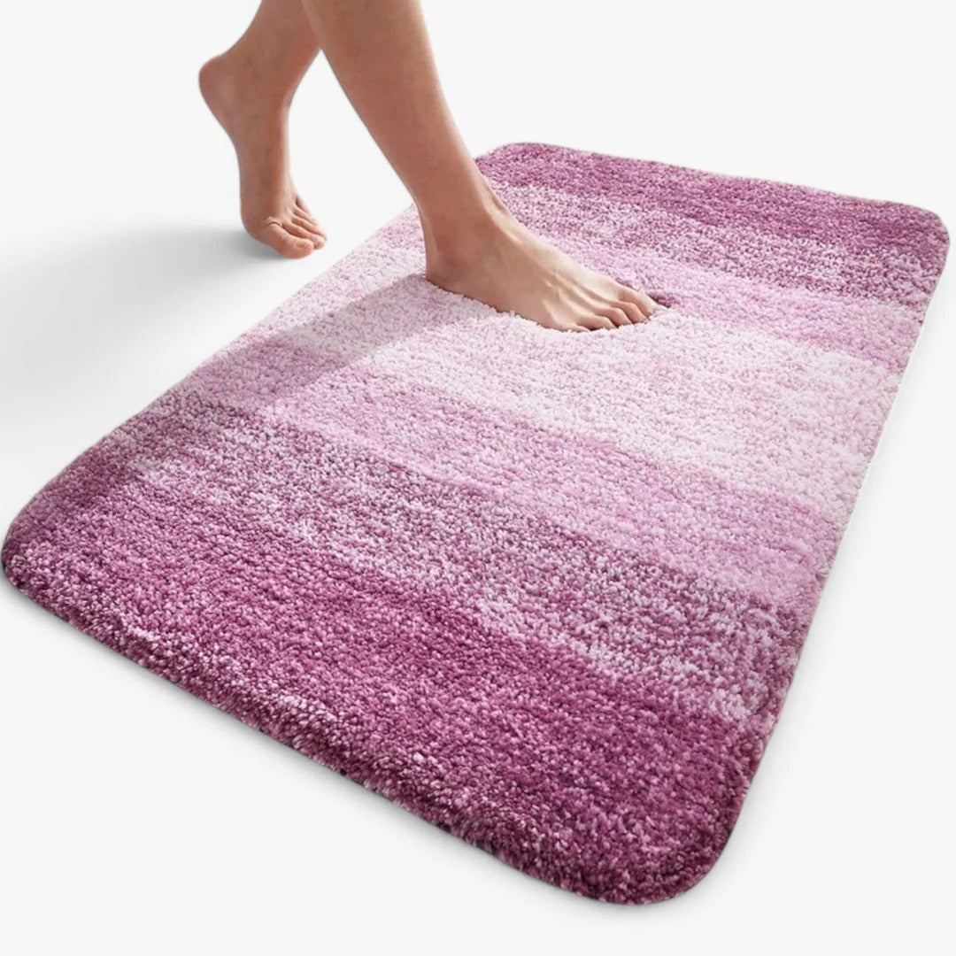 Tapis De Bain Antidérapant Séchage Rapide Pour Salle De Bain Entrée Absorbe Rapidement Eau