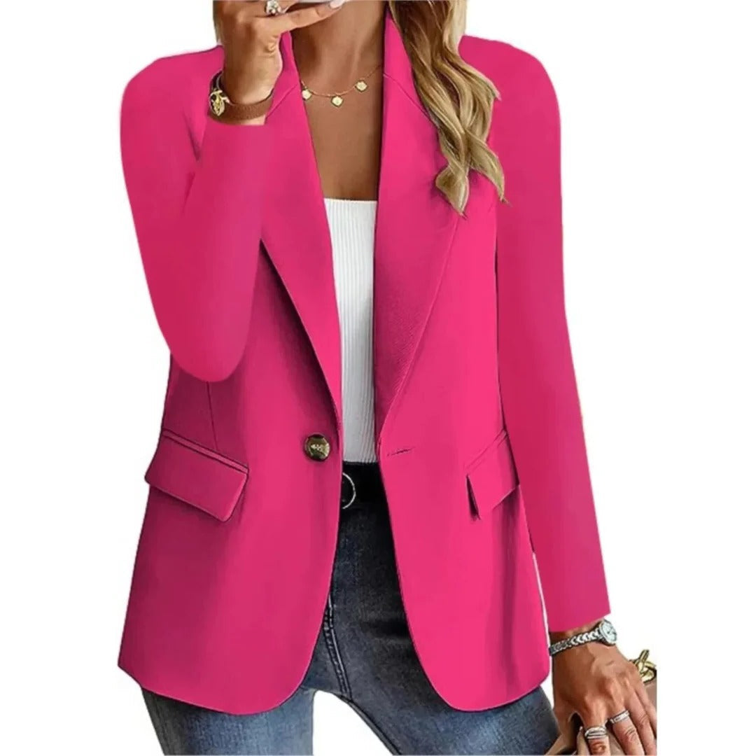 Veste Longue Pour Femme Avec Poches À Boucle Et Couture Structurée Pour Diverses Occasions