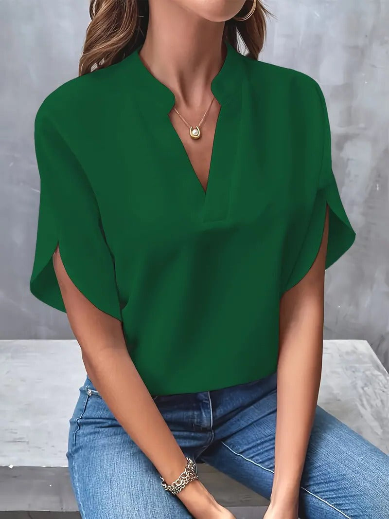 Blouse Léger Pour Usage Quotidien Amawinc Avec Silhouette Aérienne Polyvalente Et Élégante Pour Tous Les Jours