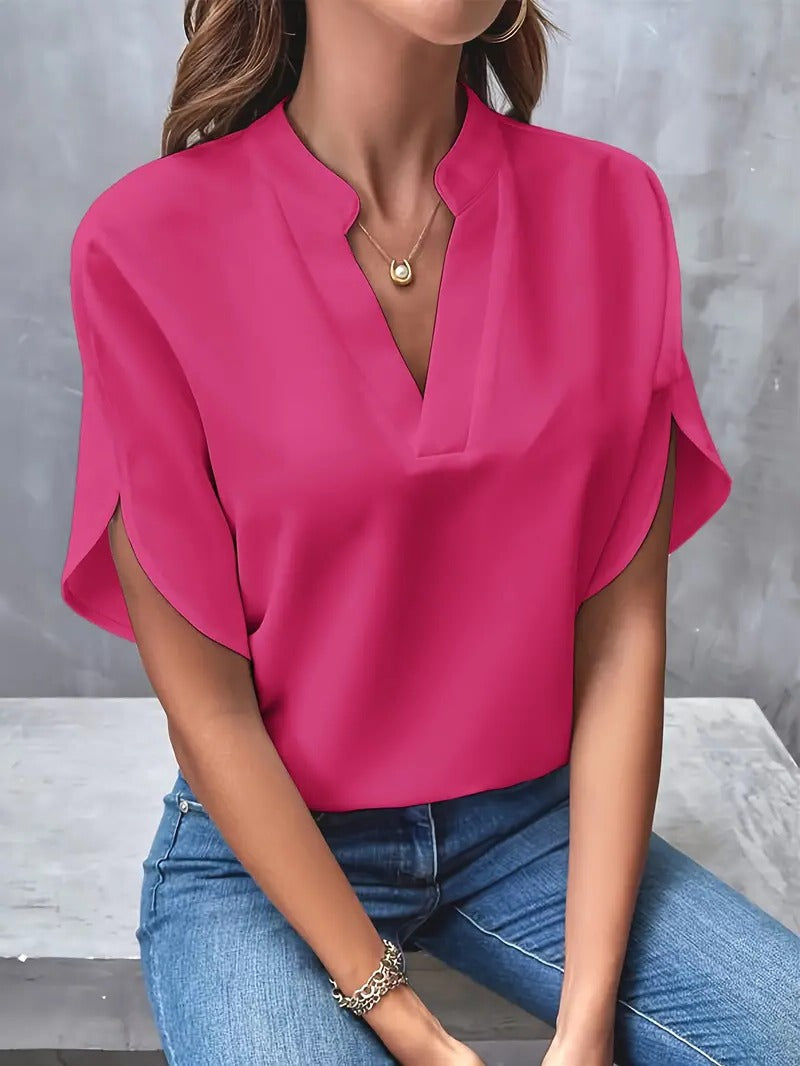 Blouse Léger Pour Usage Quotidien Amawinc Avec Silhouette Aérienne Polyvalente Et Élégante Pour Tous Les Jours