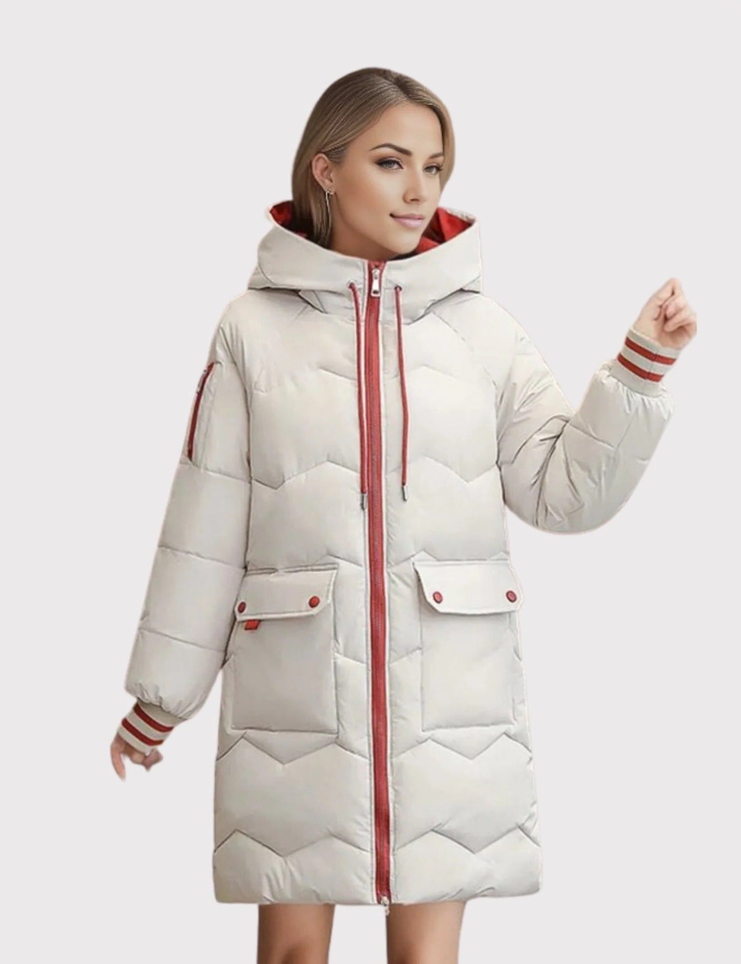 Doudoune Homme À Coupe Ajustée Isolante Avec Doublure Douce Et Capuche Pour Temps Froids