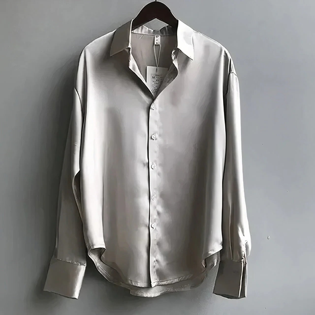 Chemise Femme Satinée Élégante Amawinc Polyvalente Pour Travail Sorties Et Convivialité