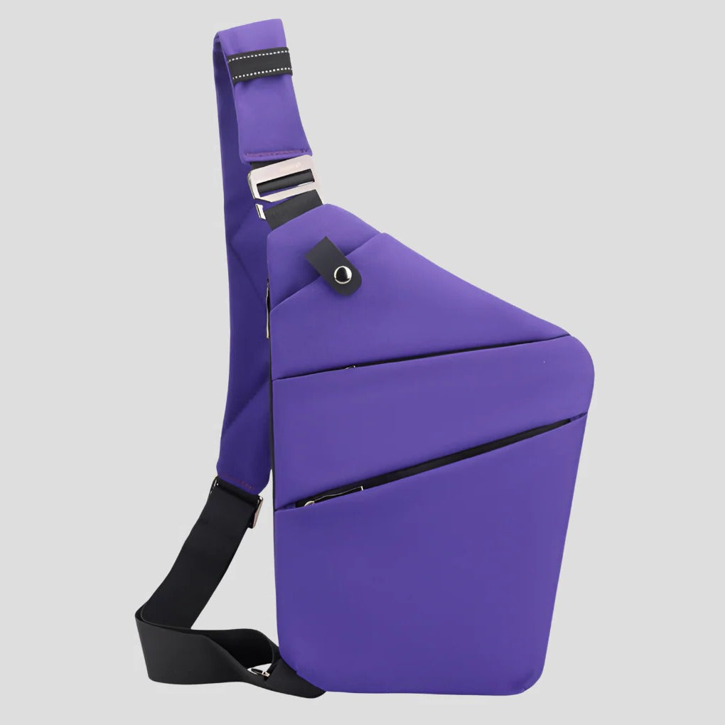 Sac Bandoulière Imperméable Anti Vol Avec Rangement Sécurisé Pour Déplacements Quotidiens Et Voyage