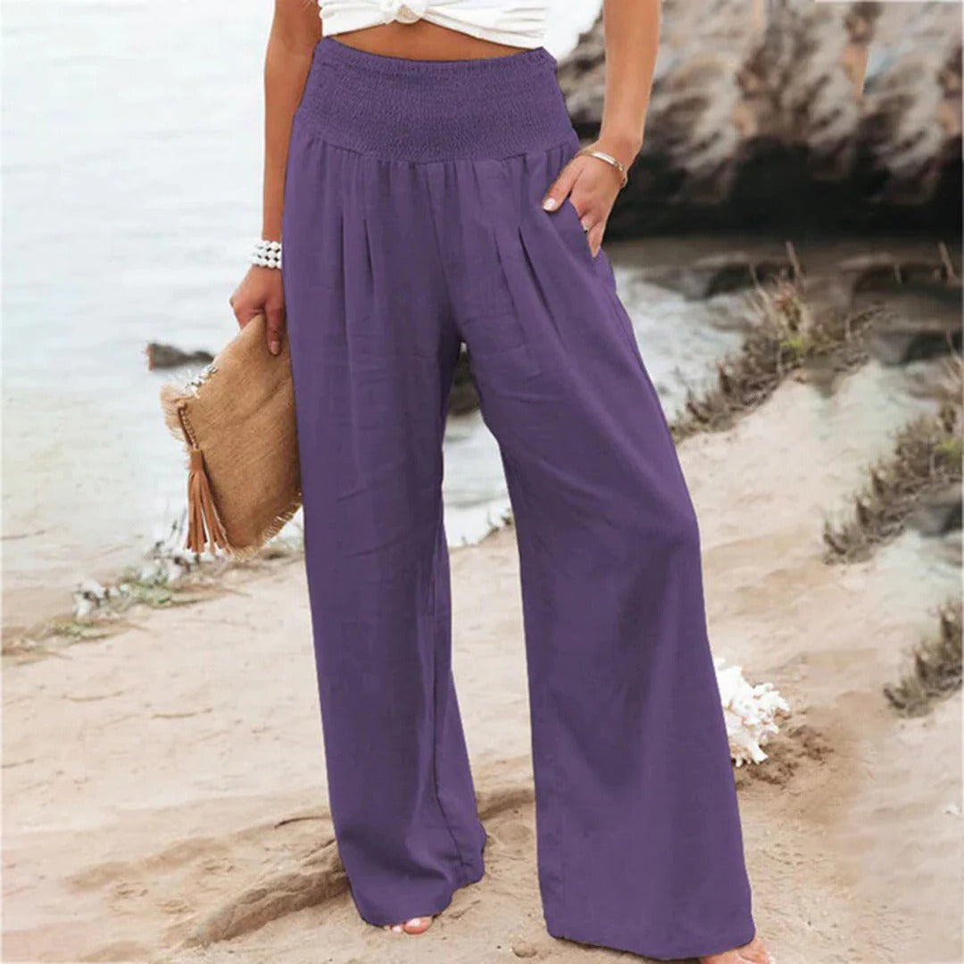 Pantalon D'Été Pour Femmes Léger Respirant Confortable Pour Temps Chaud Décontracté et Loisirs