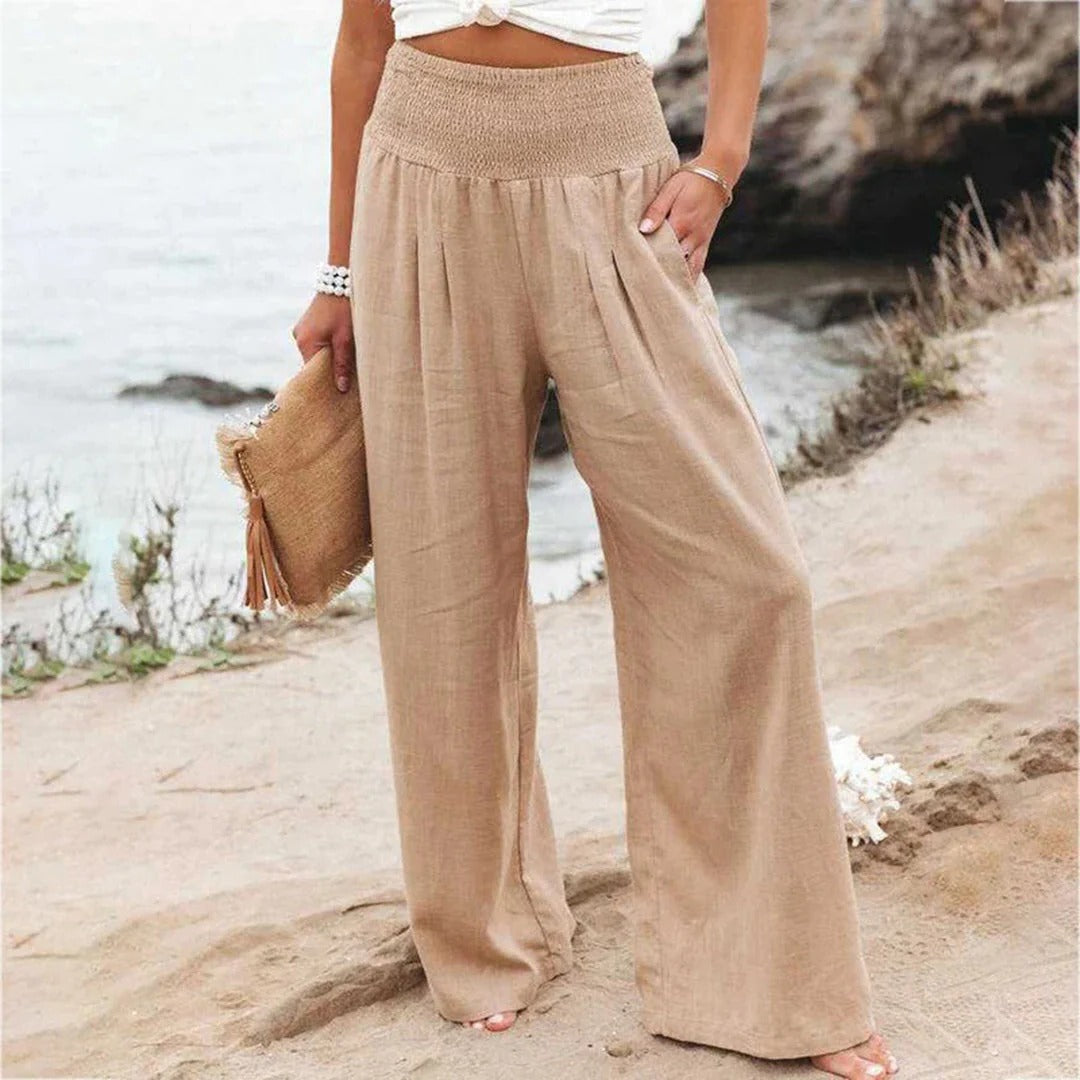 Pantalon D'Été Pour Femmes Léger Respirant Confortable Pour Temps Chaud Décontracté et Loisirs