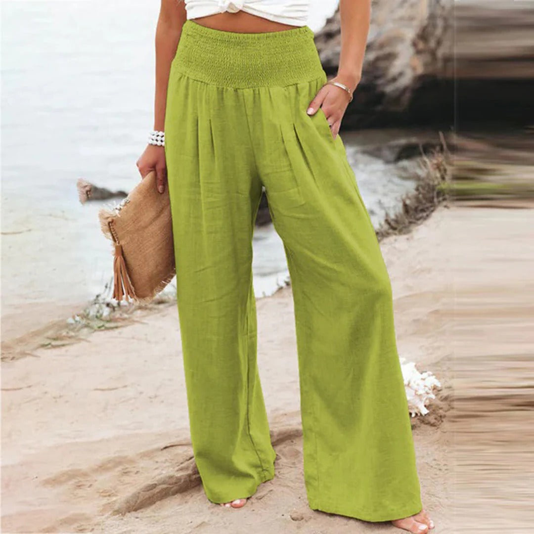 Pantalon D'Été Pour Femmes Léger Respirant Confortable Pour Temps Chaud Décontracté et Loisirs