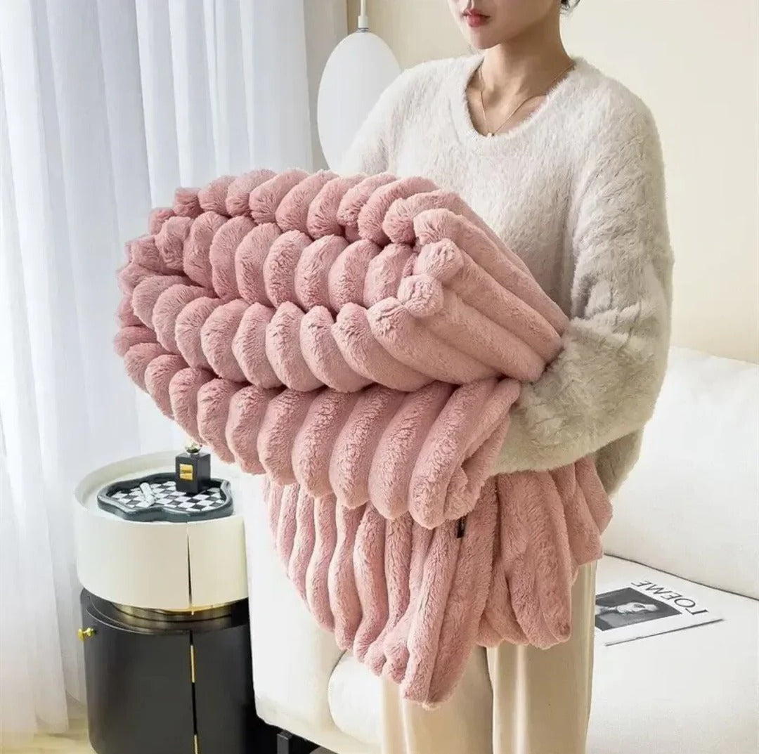 Couverture Douce Pour Intérieur Et Extérieur Neutre Et Chaude Pour Toutes Les Saisons