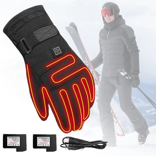 Heated Gloves with Adjustable Temperature Settings - Amawinc