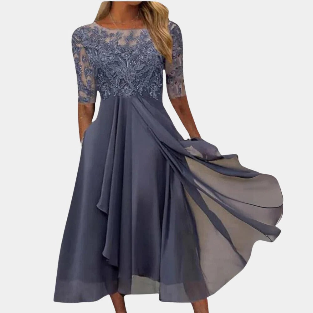 Robe En Dentelle Pour Été Femme Design Estival Léger Polyvalente Pour Journée Et Soirée