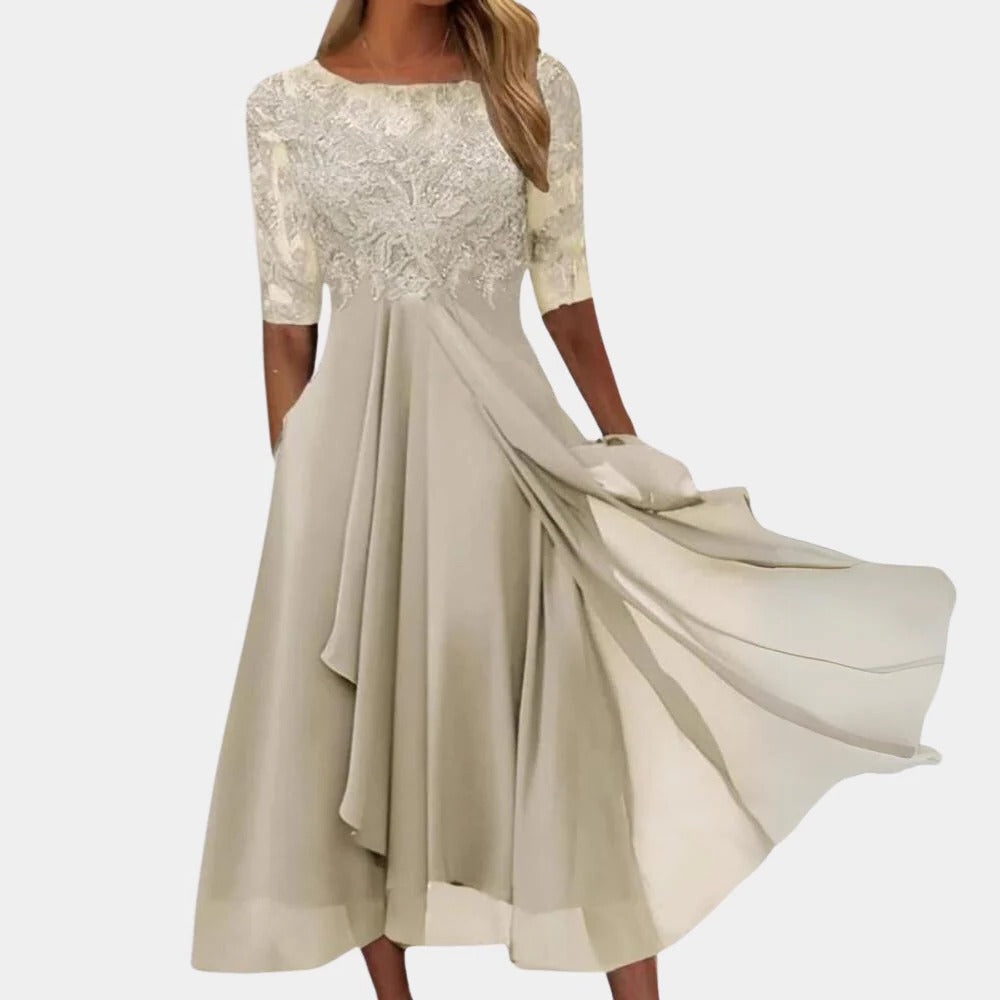 Robe En Dentelle Pour Été Femme Design Estival Léger Polyvalente Pour Journée Et Soirée