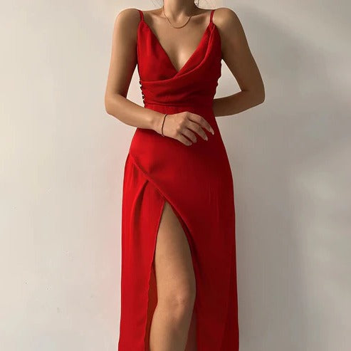 Robe Longue Maxi Élégante Silhouette Flatteuse Pour Mariage Et Réceptions Soirées