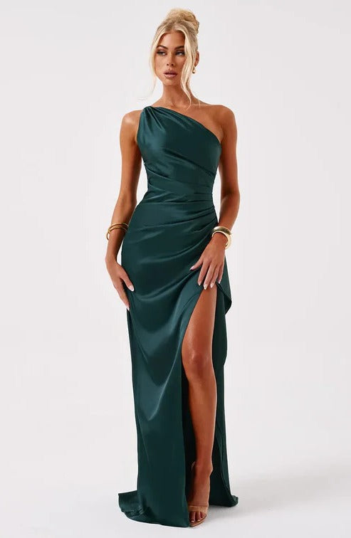 Robe De Soirée À Une Épaule Amawinc Élégante Pour Galas Et Occasions Spéciales Pour Femme Moderne