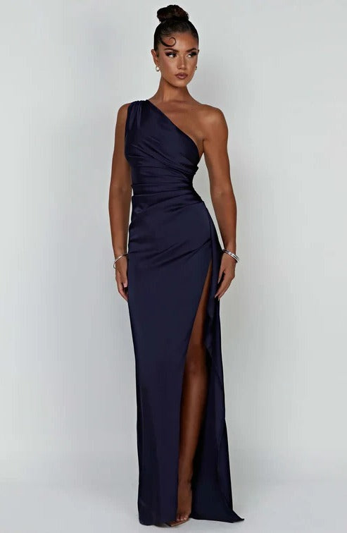 Robe De Soirée À Une Épaule Amawinc Élégante Pour Galas Et Occasions Spéciales Pour Femme Moderne