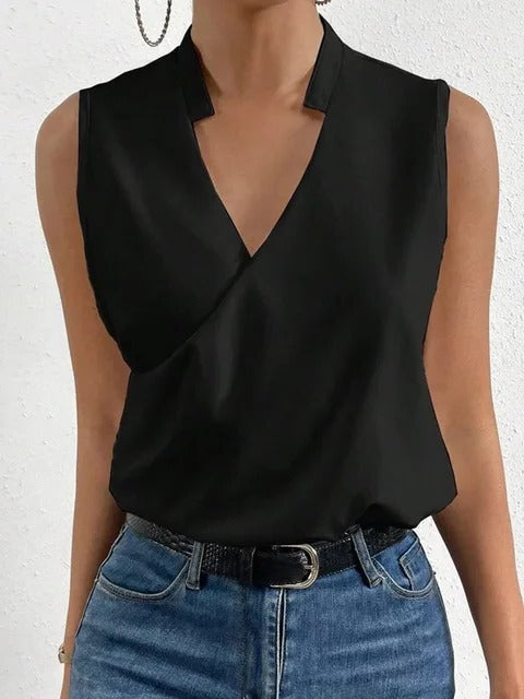 Top Col V Été Pour Femme Amawinc Léger Et Respirant Confortable Et Élégant Pour Journées Chaudes