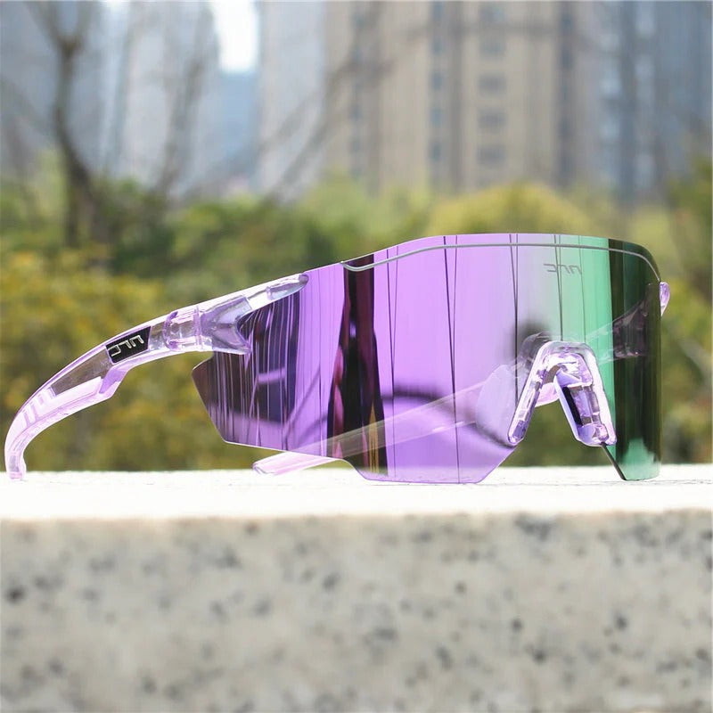 Amawinc Lunettes De Soleil Polarisées Sport En Cadre Léger Pour Cyclisme Course Et Activités Plein Air Protection UV