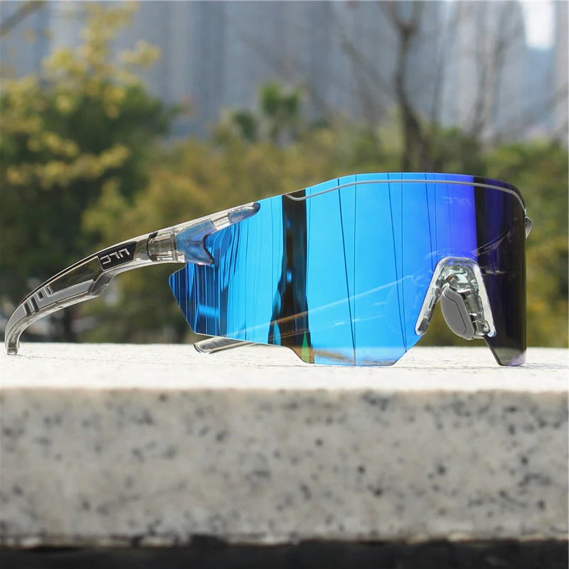 Amawinc Lunettes De Soleil Polarisées Sport En Cadre Léger Pour Cyclisme Course Et Activités Plein Air Protection UV