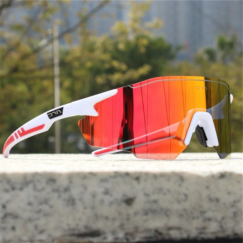 Amawinc Lunettes De Soleil Polarisées Sport En Cadre Léger Pour Cyclisme Course Et Activités Plein Air Protection UV