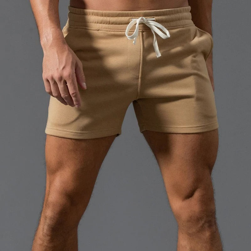 Shorts de Sport pour Homme Décontractés à Taille Élastique avec Cordon Ajustable Léger Confortable pour Tous les Jours