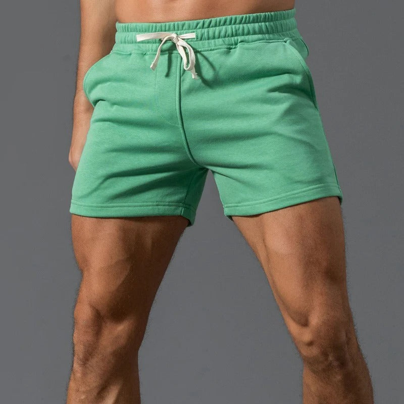 Shorts de Sport pour Homme Décontractés à Taille Élastique avec Cordon Ajustable Léger Confortable pour Tous les Jours