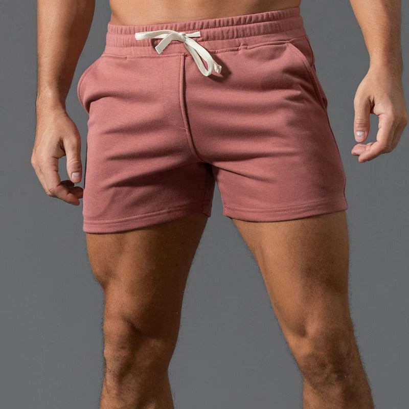 Shorts de Sport pour Homme Décontractés à Taille Élastique avec Cordon Ajustable Léger Confortable pour Tous les Jours