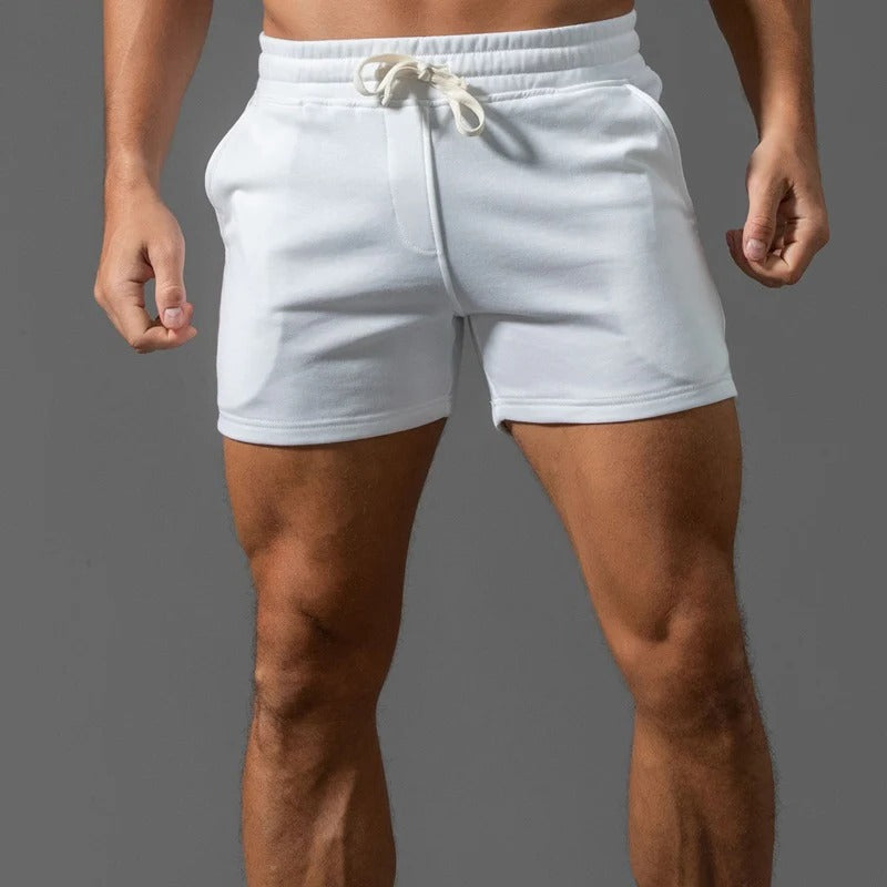 Shorts de Sport pour Homme Décontractés à Taille Élastique avec Cordon Ajustable Léger Confortable pour Tous les Jours