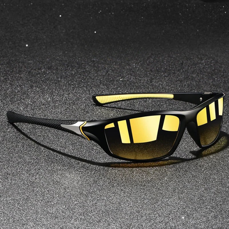 Lunettes De Soleil Polarisées Pour Homme Cadre Léger Verres Anti Reflets Idéales Pour Conduite Activités Extérieures