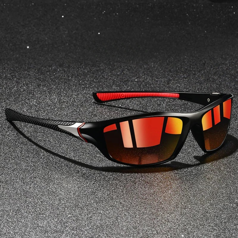 Lunettes De Soleil Polarisées Pour Homme Cadre Léger Verres Anti Reflets Idéales Pour Conduite Activités Extérieures